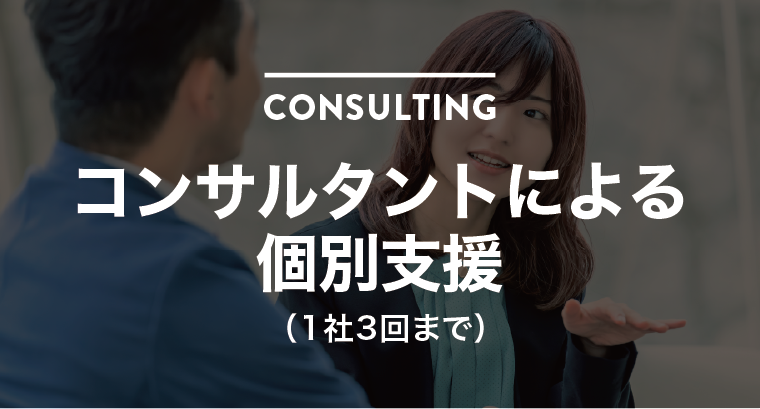 コンサルタントによる個別支援